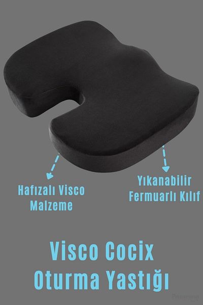 Ankaflex Visko Cocix Pernă Pernă de șezut Pernă de basur Pernă de șezut ortopedică Pernă de inel