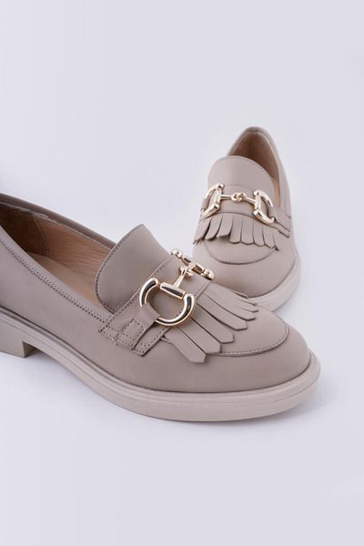 CZ London Loafer - Beige - Flacher Absatz