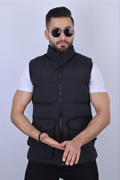 BLUES MODA Wodex Sport Cepli Strong Fermuarlı Dolum Yelek