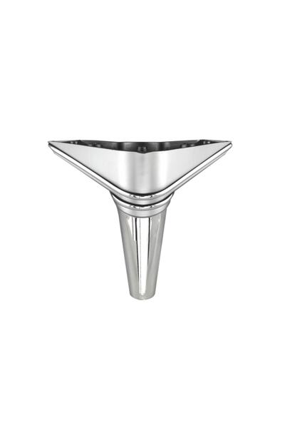 TepeAksesuar Ipek Ayak-15 Cm-gümüş-krom Fitil Ve Tıpa-mobilya,koltuk,kanepe,t...