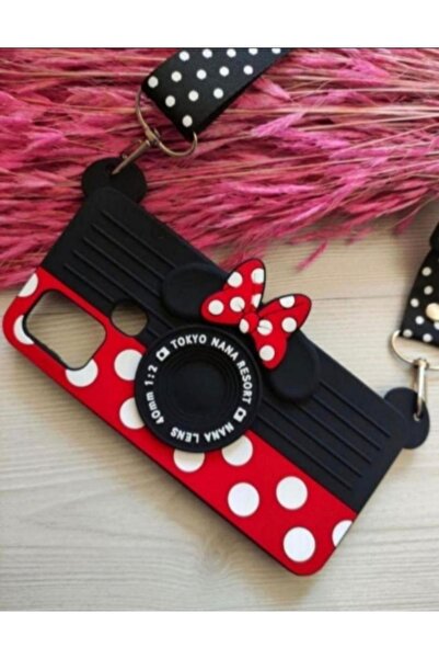 Mickey Mouse Samsung A21s Hanging Silicone Case Compatible