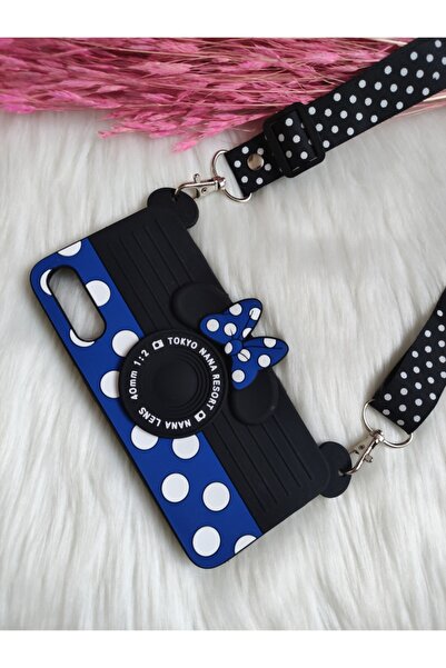 Mickey Mouse Samsung A70 Compatible Silicone Case with Strap