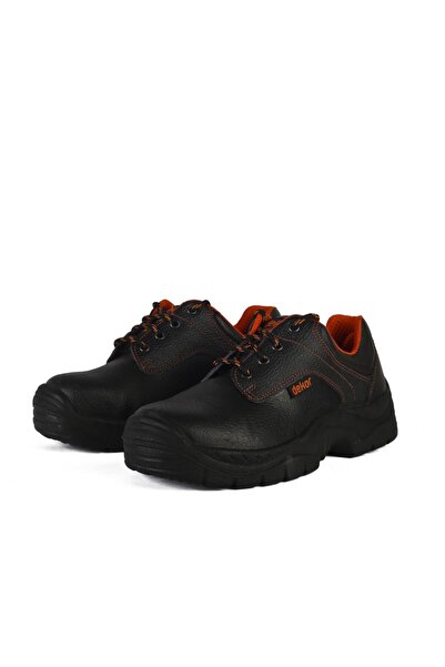 Dekor Siyah Çelik Burunlu Iş Ayakkabısı 42 Numara