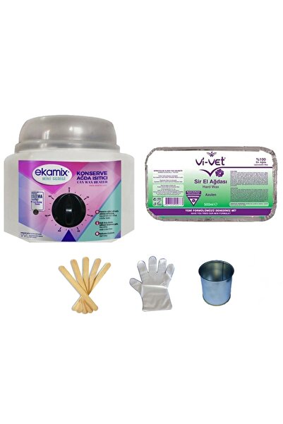 Ekamix Konserve Ağda Makinesi Vivet Azulen Ağda 400 ml Bez 10 Mt