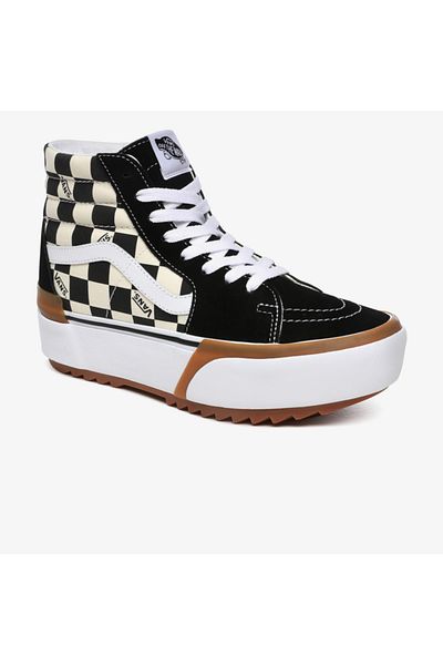 Vans Sk8-Hi Stacked Black Platform Sneaker - Women440583