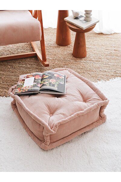 evodeko Fitilli Kadife Bisküvi Minder