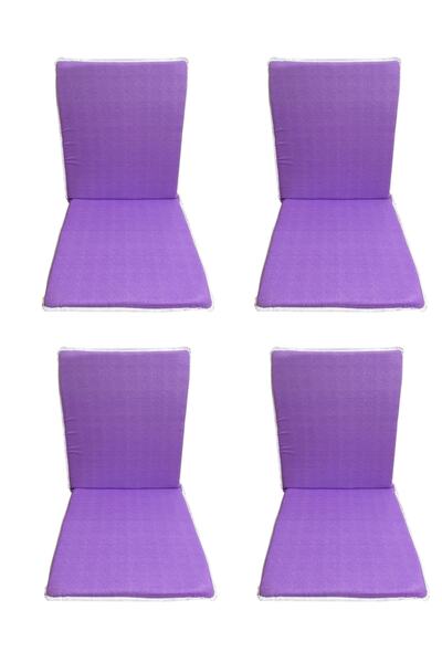 Vip Home Concept Pernă pentru scaun cu spătar elastic cu fermoar burete-4 buc...