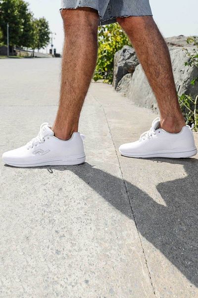 Jump Unisex Λευκά αθλητικά παπούτσια
