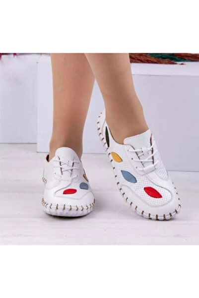 Venüs Kadın Hakiki Deri Bağcıklı 2010709y Günlük Ayakkabı