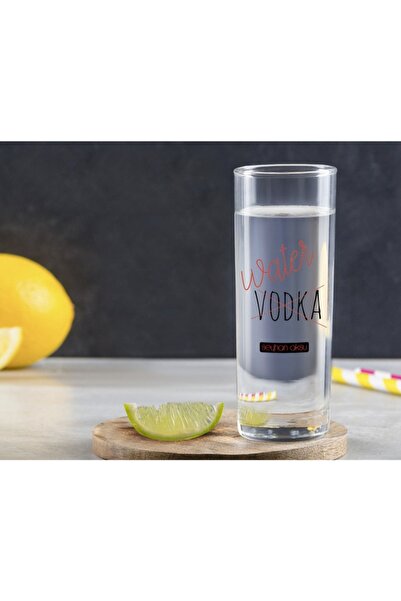 Bk Gift Kişiye Özel Renkli Baskılı Vodka Tasarımlı Vodka Bardağı-2