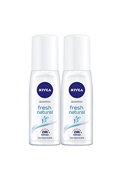 NIVEA Fresh Natural Kadın Pump Sprey Deodorant 75 Ml X2 2 Paket (2 X 75 Ml)
