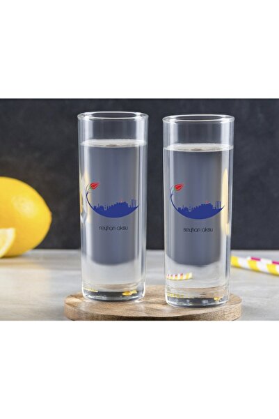 Bk Gift Kişiye Özel Renkli Baskılı Kütahya Tasarımlı Turistik Ikili Vodka Bar...