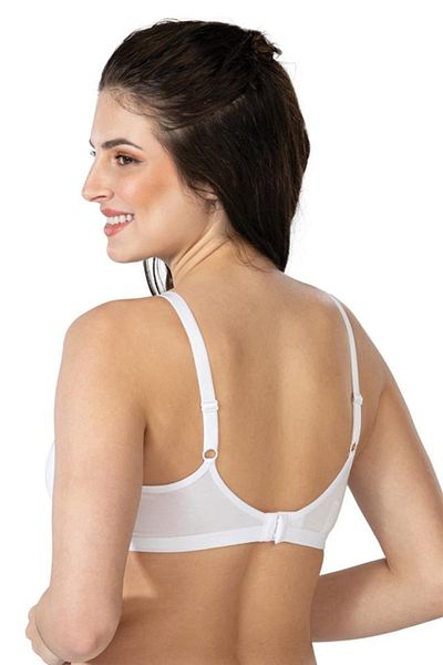 Emay Sutien de alaptare din bumbac modal alb - 1421w