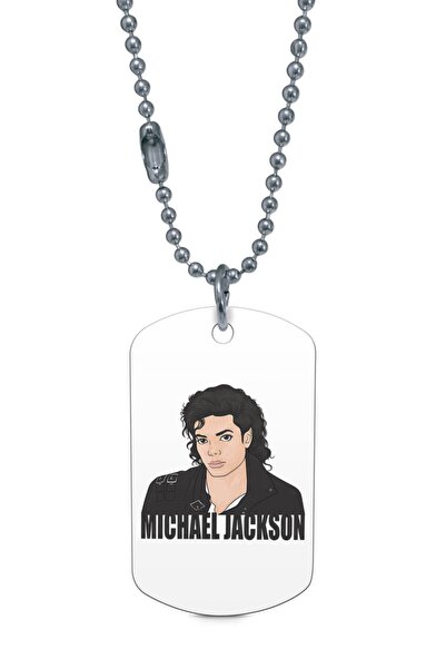 Rowalsi علامة الجندي الفضية المطبوعة من مايكل جاكسون - Dft1564