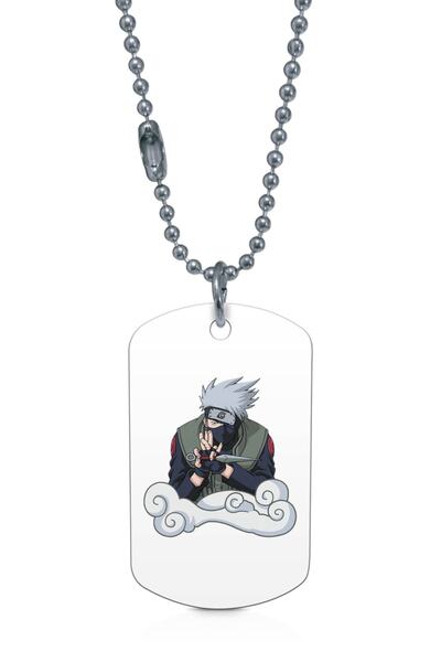 herotasarım علامة ناروتو كاكاشي فضية اللون - Dft441