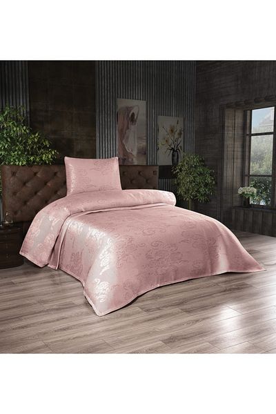 Çeyiz Bahçesi Single Brocade Bedspread