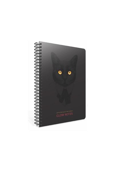 Gıpta Glow Notes Spiral Hard Cover Notebook 17x24 120 Sheets Ruled 4202