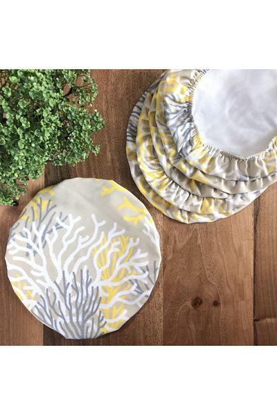 desen izmir American Service, 6 τεμαχίων Yellow Coral Beige θήκη φορτιστή βάσης