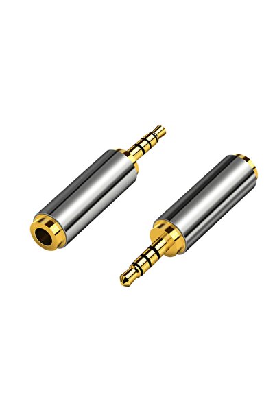 aogo 2.5 Mm To 3.5 Mm Çevirici Adaptör 2.5mm Erkek 3.5mm Dişi 4 Boğumlu Stere...