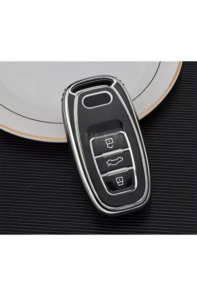 AYZ GARAGE Audi (vârsta Carcasă) Material Tpu Husă neagră pentru chei