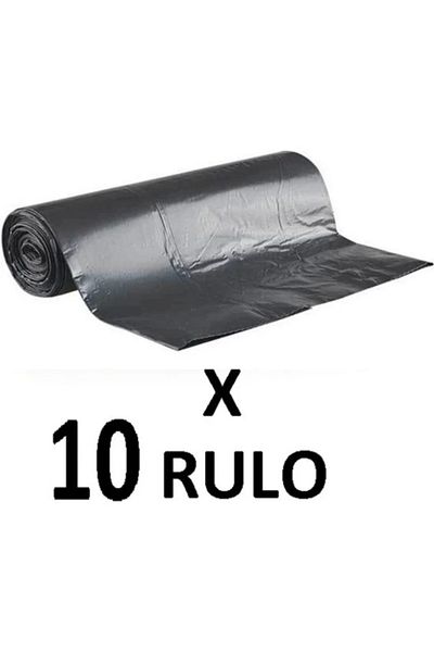 REFORMAK PLASTİK Jumbo Black Trash Bag - 600Gr 80X110 10 Rolls