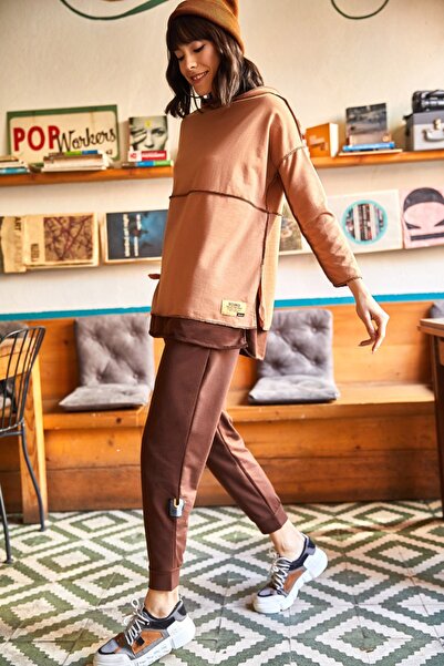 Olalook Sweatsuit - Brown - Relaxed