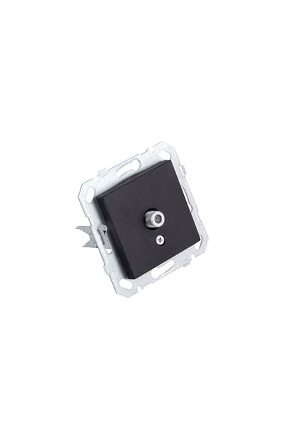 Netelsan Byobu Black Satellite Socket Without Frame with F Connector