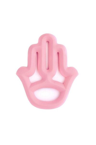 OiOi Mother's Hand Teether Pink