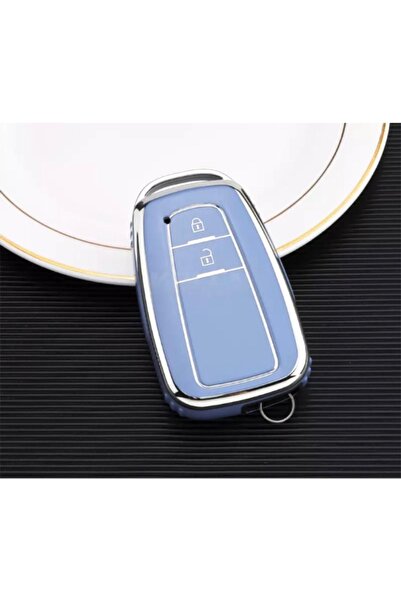 AYZ GARAGE Husă pentru chei pentru Toyota Keyless Entry Material Tpu Husă alb...