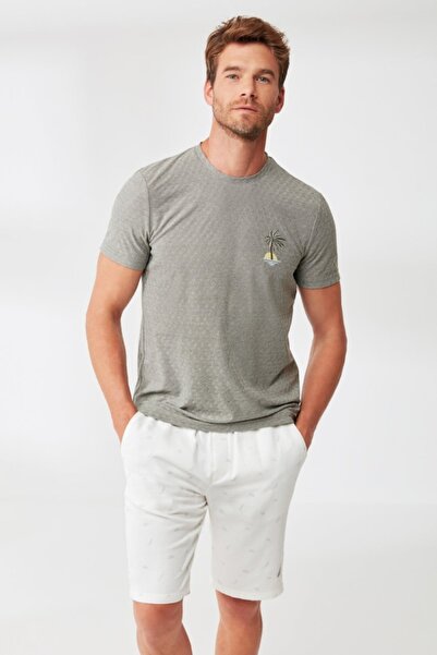 Nautica Premium Jakarlı Pijama Takım