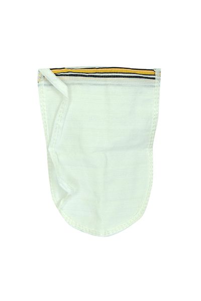 LokmanAVM 100% Crepe Face and Body Pouch White 100% Crepe Pouch 17x24cm
