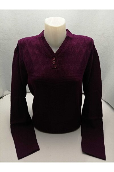 SEFER Πουλόβερ μαμάς με λαιμόκοψη σε σχήμα V