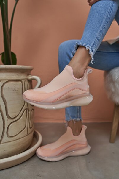 ANGELİNA JONES Calole Kadın Kavun Turuncu Airtaban Detay Sneakers Ayakkabı