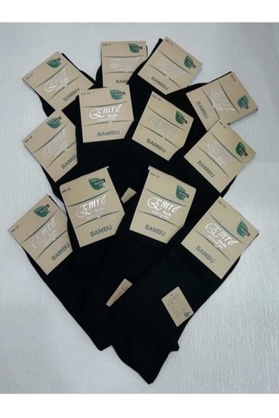 HARMAN TEKSTİL Men's 6 Pack Bamboo Quality Seamless Emre Socks