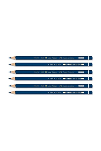 Faber Castell قلم نسخ أزرق (6 قطع) - Ty