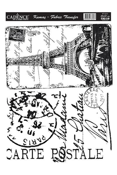 Cadence Fabric Transfer Eiffel 25X35 Kt-11