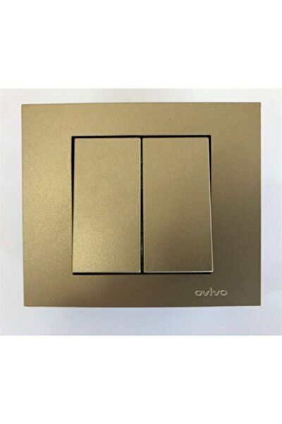 OVİVO Anthracite Grano Commutator 12 Pieces (Frame Included)