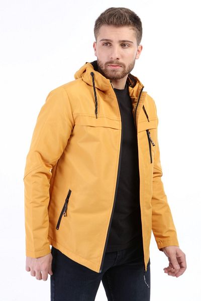 Fk class Zodiac Hooded Waterproof Raincoat Mustard