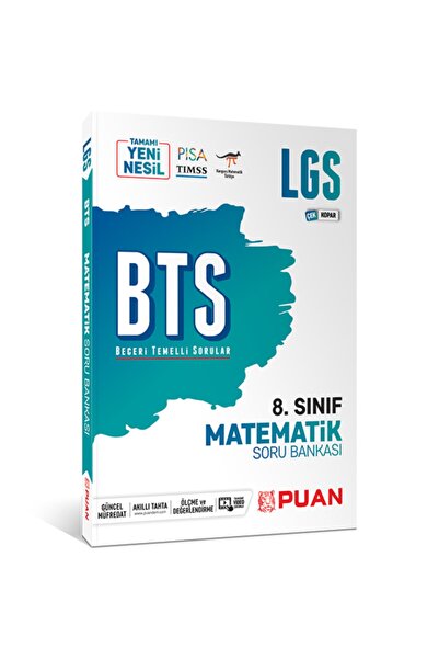 Puan Yayınları Yayınları 8. Sınıf Lgs Matematik Bts Beceri Temelli Soru Bankası