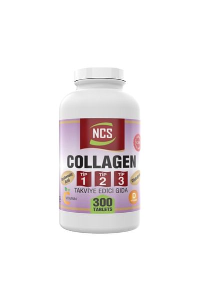 NCS 1000 Mg Type 1 - 2 - 3 Glutathione Vitamin C - E 300 Tablets