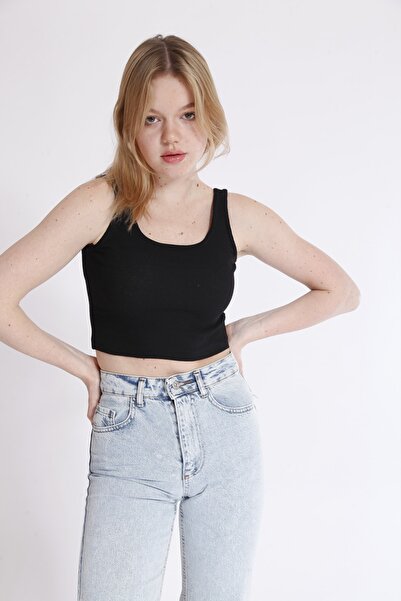 Gloria Round Neck Ribbed Tank Top