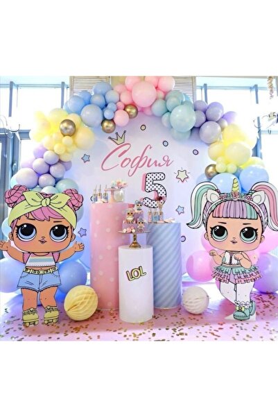 HBK 70 Adet 7 Renk Makaron Balon Konsept