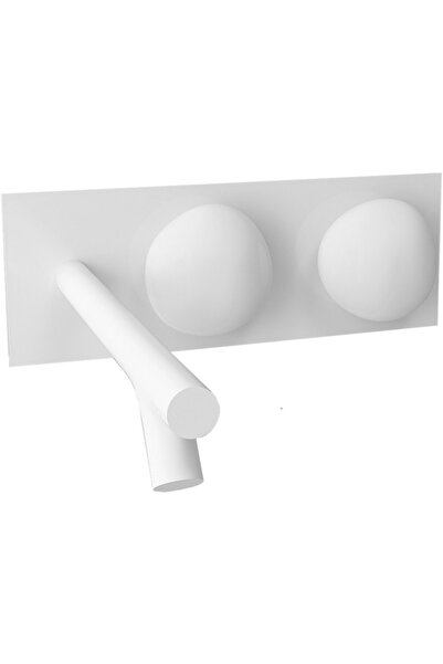 VitrA Istanbul A4188299 Ankastre Lavabo Bataryası Beyaz