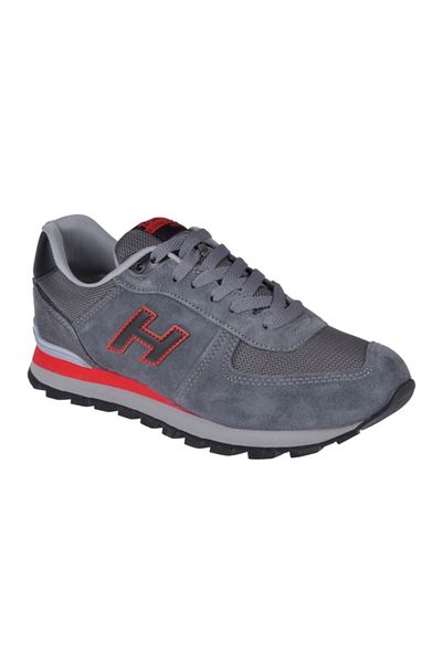 Hammer Jack Ανδρικά αθλητικά παπούτσια-sneakers από γνήσιο δέρμα Hj-19250-m Γκρι Κόκκινο