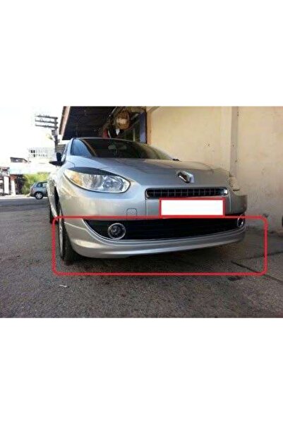 Genel Markalar Renault Fluence Uyumlu  Ön Tampon Eki Karlık - Mat Siyah