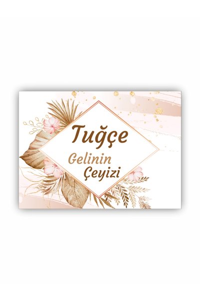 Partini Tasarlat Dowry Pendant Label - Sticker - 10 Pieces