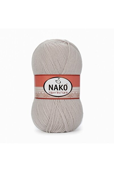 NAKO Süper Inci Narin Açık Bej 24015 Tığ Ipi 100gr