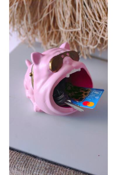 Lina Art hediyelik Bulldog Küllük Anahtarlık