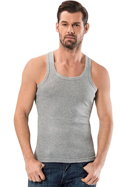 Anıt Byryeni Thick Strap Sports Cut Ribbed Men's Undershirt 1106 Yeniseason