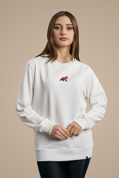 MBEY1989 Hanorac cu croiala casual brodat Mbey Minimal